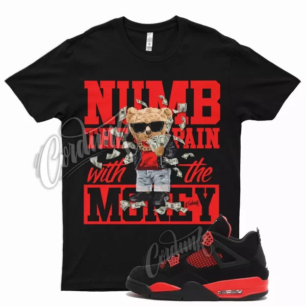 Black NUMB T Shirt for Air J1 4 Red Thunder Gym Varsity Iconic 1 14 Jezsport.com