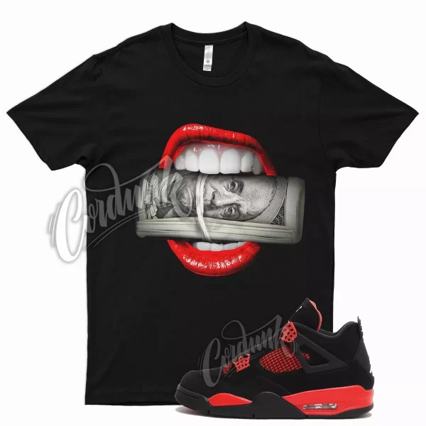 Black ROLL T Shirt for Air J1 4 Red Thunder Gym Varsity Iconic 1 14 Jezsport.com