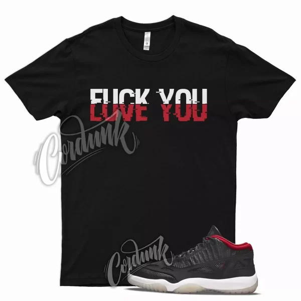 Black YOU T Shirt for Air J1 11 Low Bred IE True Red Gym Varsity 1 Jezsport.com