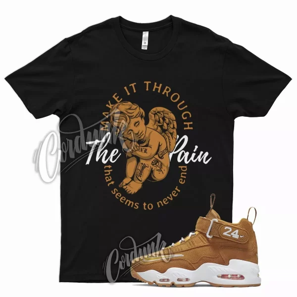 Black TP Shirt for N Air Griffey Max 1 Wheat Golden Harvest Elemental 6 7 Jezsport.com