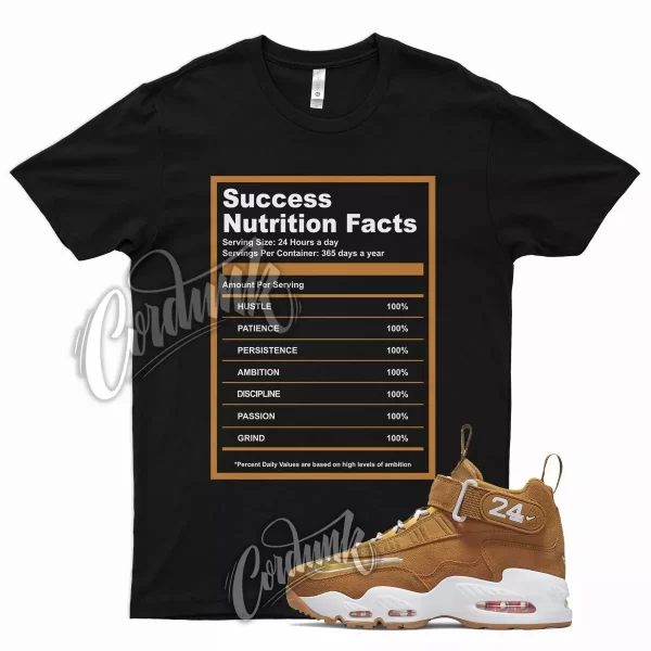 Black SUCCESS Shirt for N Air Griffey Max Wheat Golden Harvest Elemental 6 7 Jezsport.com