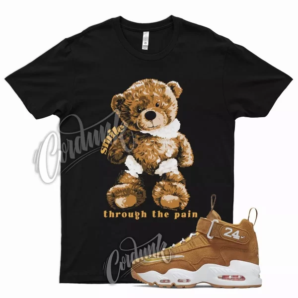 Black SMILE Shirt for N Air Griffey Max 1 Wheat Golden Harvest Elemental 6 7 Jezsport.com