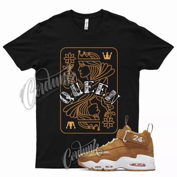 Black QUEEN Shirt for N Air Griffey Max 1 Wheat Golden Harvest Elemental 6 7 Jezsport.com