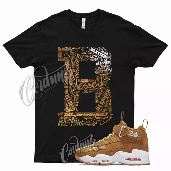 Black BLESSED T Shirt for N Griffey Max 1 Wheat Golden Harvest Elemental 6 7 Jezsport.com