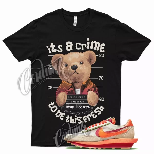 Black CRIME T Shirt for N LDWaffle Orange Blaze Jezsport.com