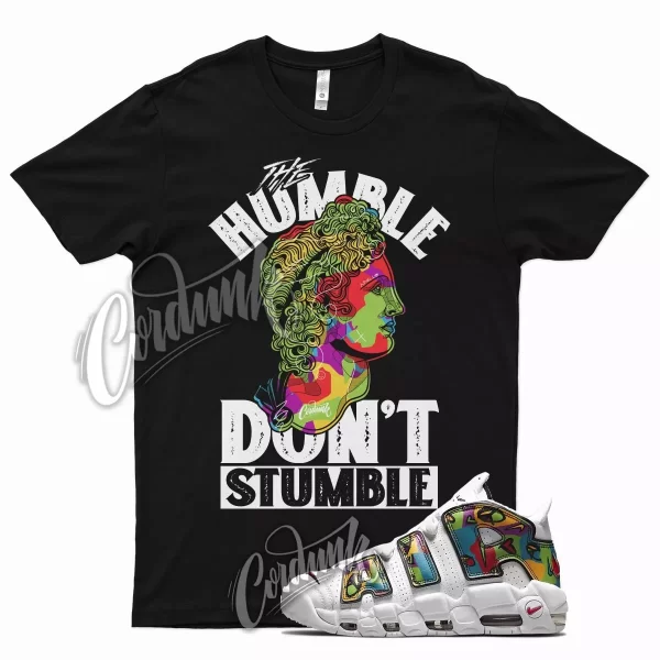 Black HUMBLE V2 Shirt for N Air More Uptempo Peace Love University Jezsport.com