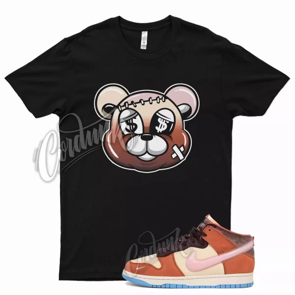 Black STITCH T Shirt for Social N Dunk Chocolate Milk Mocha Pink Coconut Jezsport.com