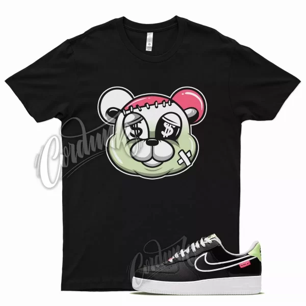 Black STITCH T Shirt for N Air Force 1 Do You Lime Glow Hyper Pink White Jezsport.com