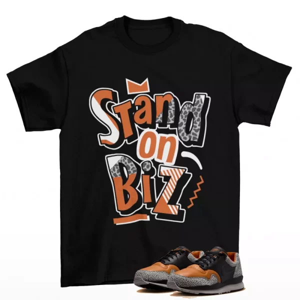 Strictly Biz Shirt Black to Match Air Safari OG Black Monarch HM3818-001 Jezsport.com