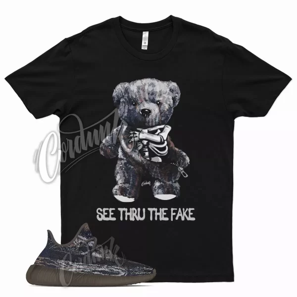 Black THRU T Shirt for YZ Boost 350 V2 MX Rock 380 500 700 Stone Jezsport.com