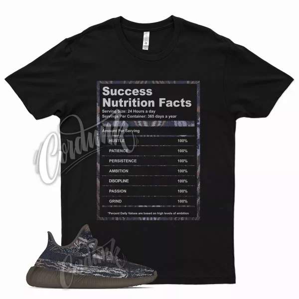 Black SUCCESS T Shirt for YZ Boost 350 V2 MX Rock 380 500 700 Stone Jezsport.com