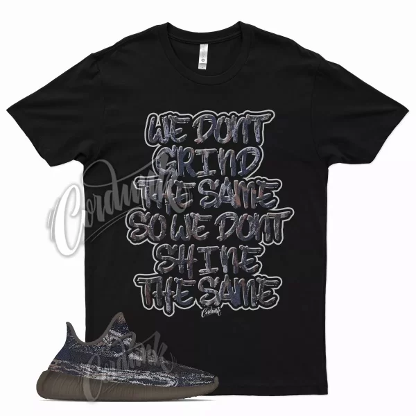 Black GRIND T Shirt for YZ Boost 350 V2 MX Rock 380 500 700 Stone Jezsport.com