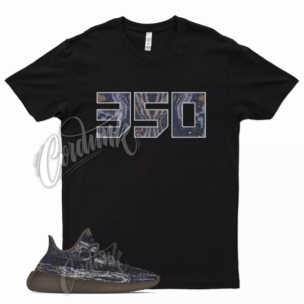 Black 350 T Shirt for YZ Boost 350 V2 MX Rock 380 500 700 Stone Jezsport.com