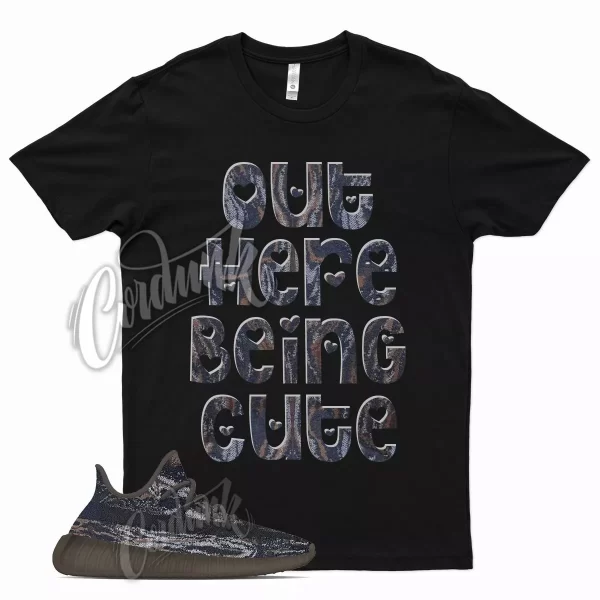 Black CUTE T Shirt for YZ Boost 350 V2 MX Rock 380 500 700 Stone Jezsport.com