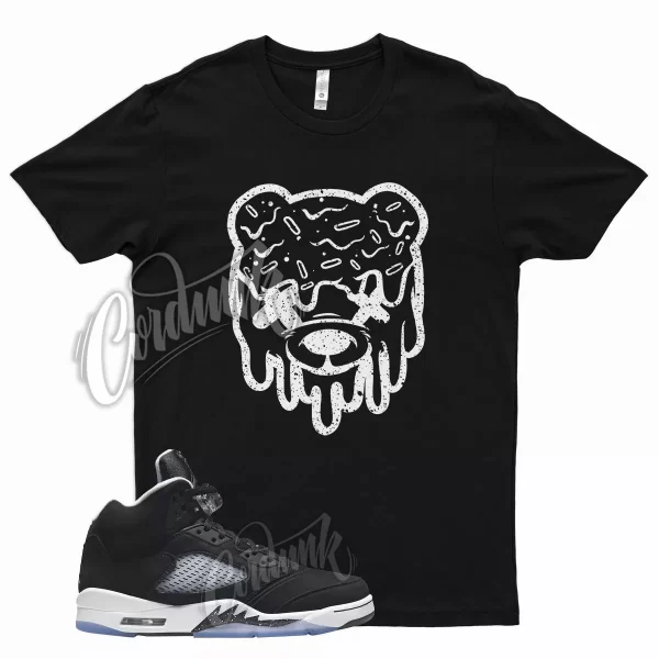 Black DRIPPY Shirt for J1 5 Oreo Pure White Cool Grey Moonlight Atlanta Jezsport.com