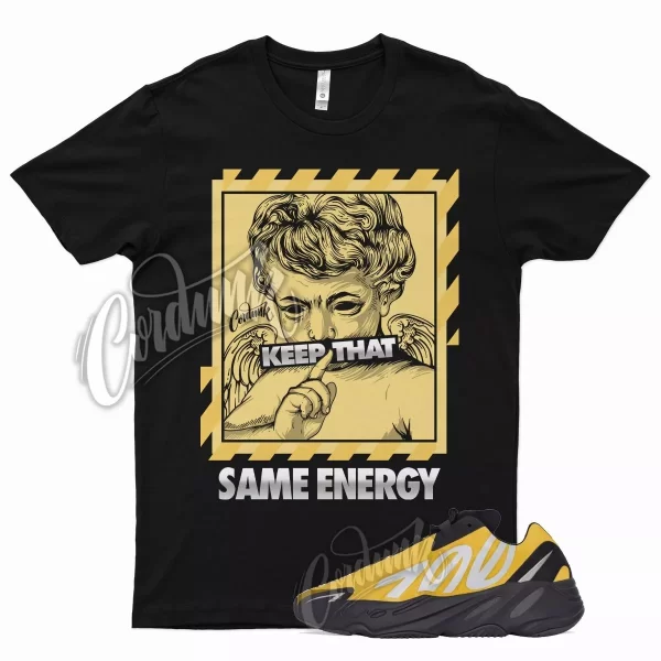 Black ENERGY T Shirt for YZ 700 MNVN Honey Flux Yellow Metallic Silver 350 Jezsport.com