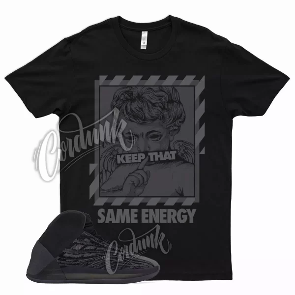 Black ENERGY T Shirt for YZ Quantum Onyx QNTM Vanta Utility Alvah 350 700 Jezsport.com