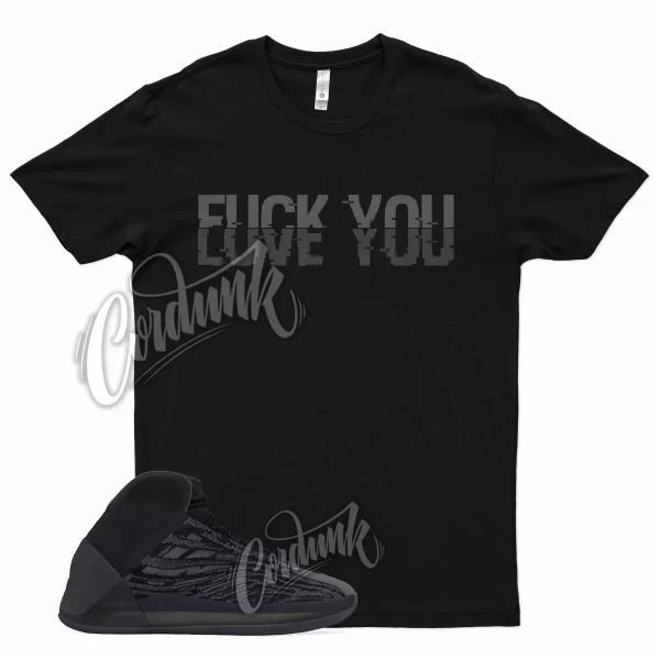 Black YOU T Shirt for YZ Quantum Onyx QNTM Vanta Utility Alvah 350 700 Jezsport.com