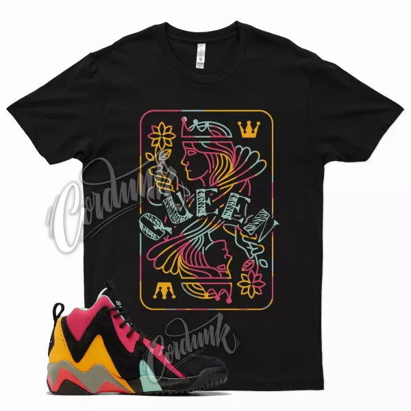 Black QUEEN T Shirt for Kamikaze ll 2 1996 All Star Pink Solar Gold Jezsport.com