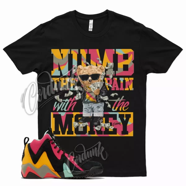 Black NUMB T Shirt for Kamikaze ll 2 1996 All Star Pink Solar Gold Jezsport.com