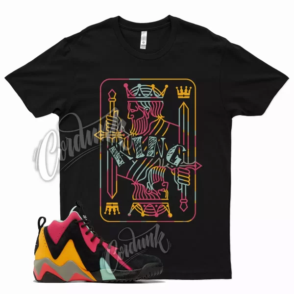 Black KING T Shirt for Kamikaze ll 2 1996 All Star Pink Solar Gold Jezsport.com