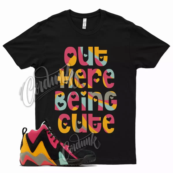 Black CUTE T Shirt for Kamikaze ll 2 1996 All Star Pink Solar Gold Jezsport.com