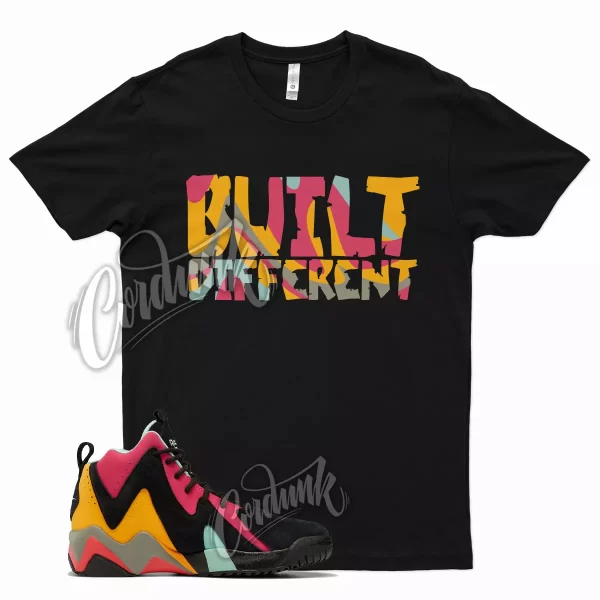 Black BUILT T Shirt for Kamikaze ll 2 1996 All Star Pink Solar Gold Jezsport.com