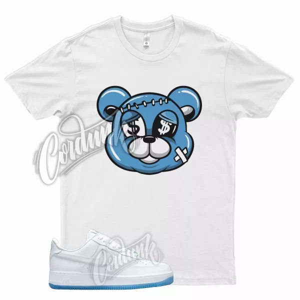 STITCH T Shirt for N Air Force 1 Low UV Reactive University Carolina Jezsport.com