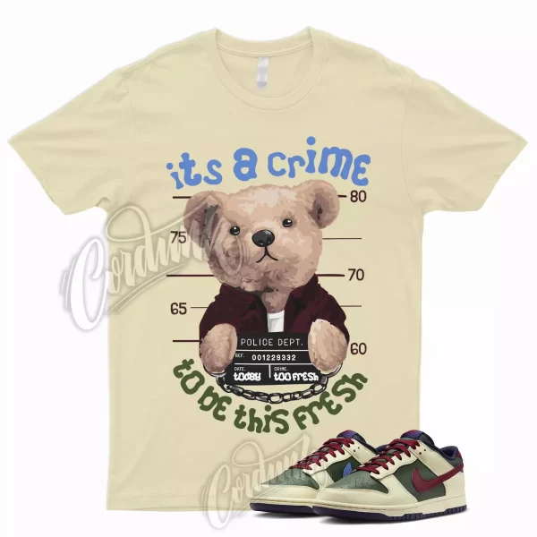 CRIME T Shirt for Dunk Low Retro Fir Coconut Milk Melon Tint Team Red To You 1 Jezsport.com