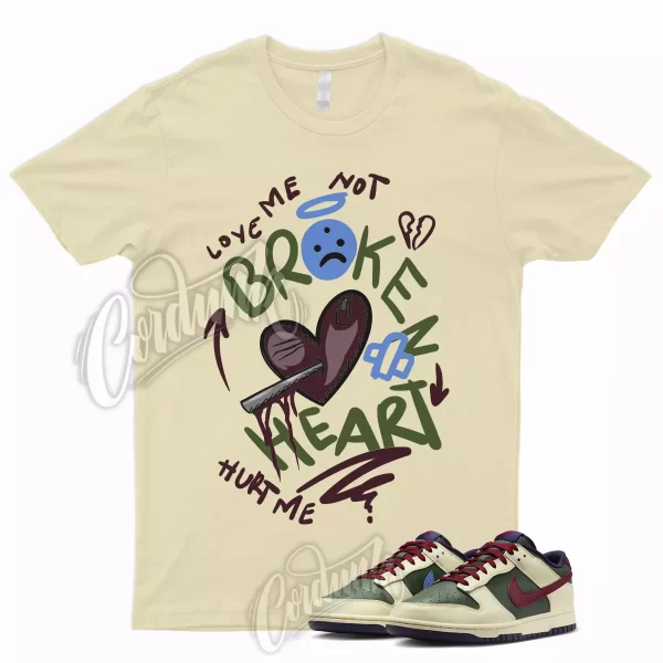 BROKEN T Shirt for Dunk Low Retro Fir Coconut Milk Melon Tint Team Red To You 1 Jezsport.com