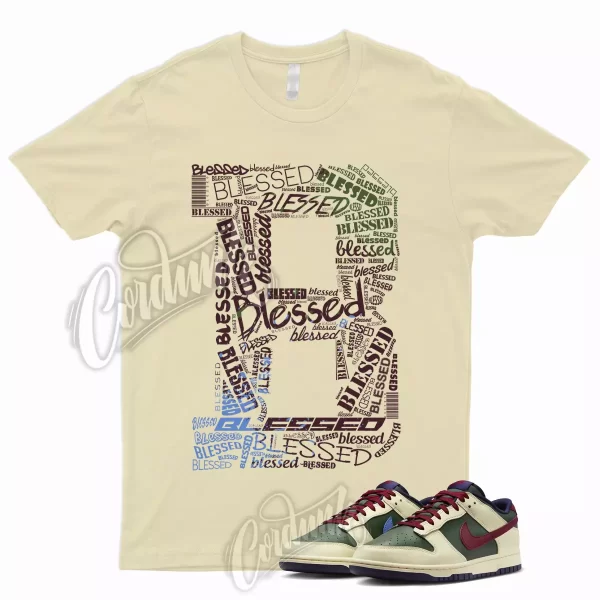 BLESSED T Shirt for Dunk Low Retro Fir Coconut Milk Melon Tint Team Red To You 1 Jezsport.com