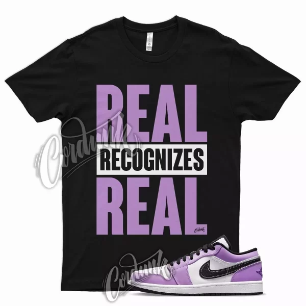 Black RRR T Shirt for Air J1 1 Low Violet Shock Tropical Twist Aqua Purple Jezsport.com