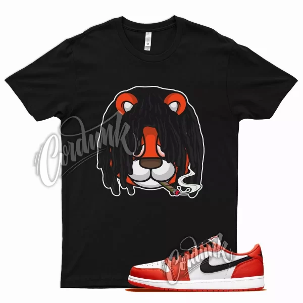 Black DREAD T Shirt for Air J1 1 Low OG Starfish Orange White Jezsport.com