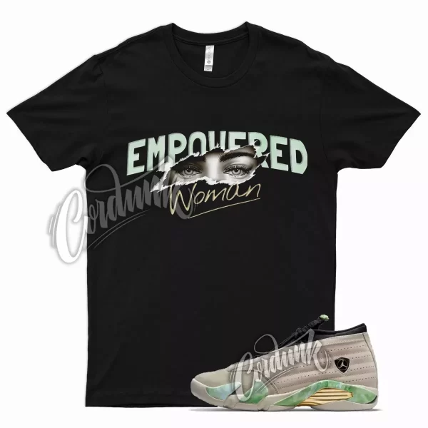 Black EMP T Shirt for Air J1 14 May Fortune Light Sand Gold Jade Jezsport.com