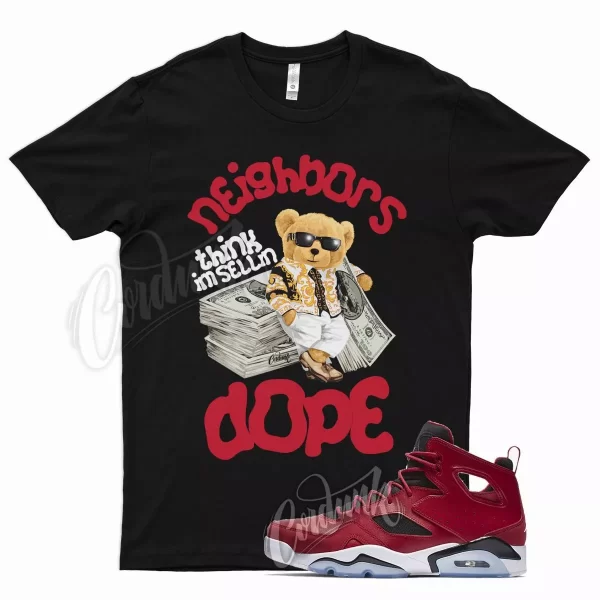 Black SELLIN Shirt for J1 Flight Club 91 Gym Red White Flint Dunk 1 Max 12 Jezsport.com