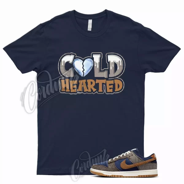 COLD T Shirt for Dunk Low Tweed Corduroy Midnight Navy Ale Baroque Brown Tartan Jezsport.com