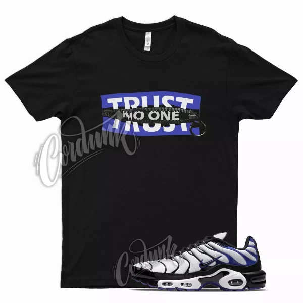 Black TRUST T Shirt for N Air Max Plus Persian Violet White Purple Grape Jezsport.com