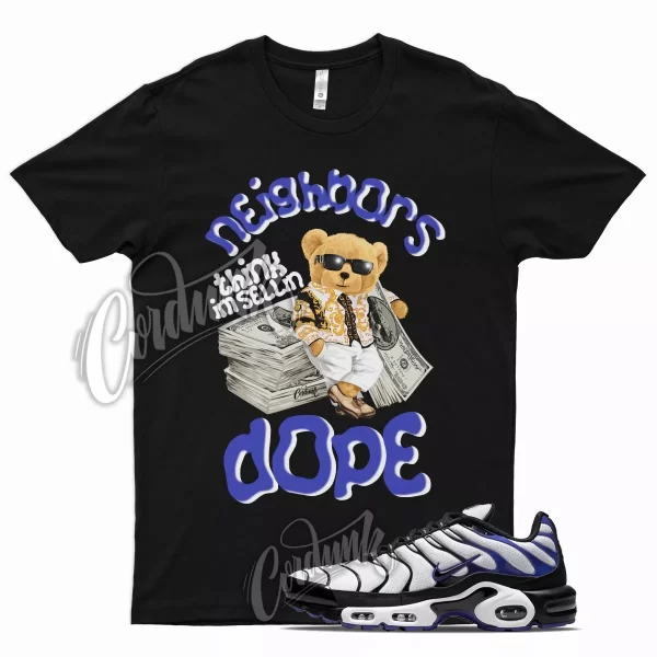 Black SELLIN T Shirt for N Air Max Plus Persian Violet White Purple Grape Jezsport.com