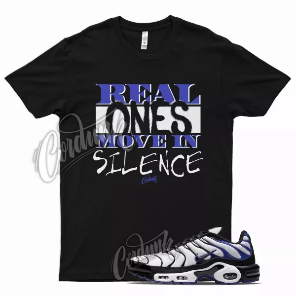 Black REAL T Shirt for N Air Max Plus Persian Violet White Purple Grape Jezsport.com