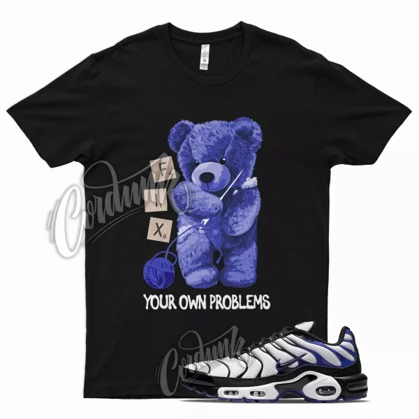 Black FIX T Shirt for N Air Max Plus Persian Violet White Purple Grape Jezsport.com