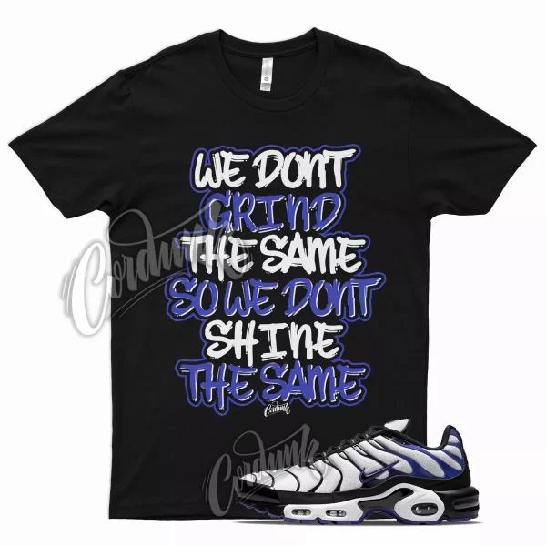 Black GRIND T Shirt for N Air Max Plus Persian Violet White Purple Grape Jezsport.com