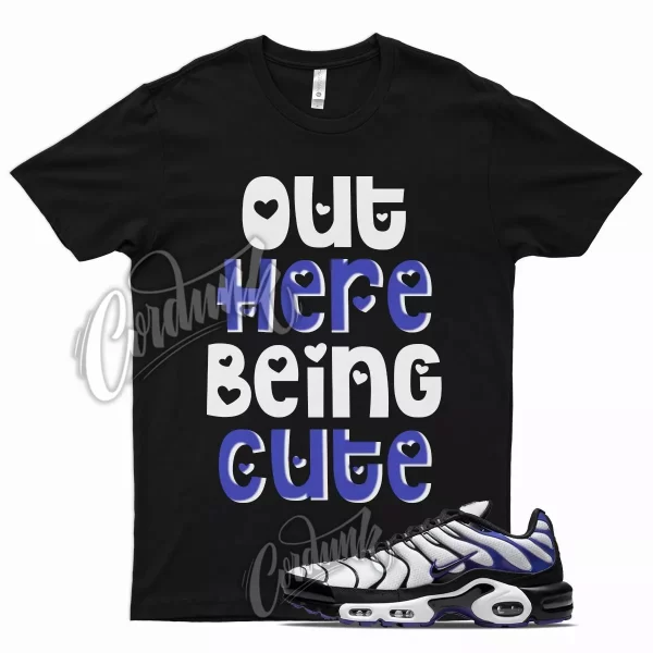 Black CUTE T Shirt for N Air Max Plus Persian Violet White Purple Grape Jezsport.com