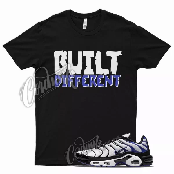 Black BUILT T Shirt for N Air Max Plus Persian Violet White Purple Grape Jezsport.com