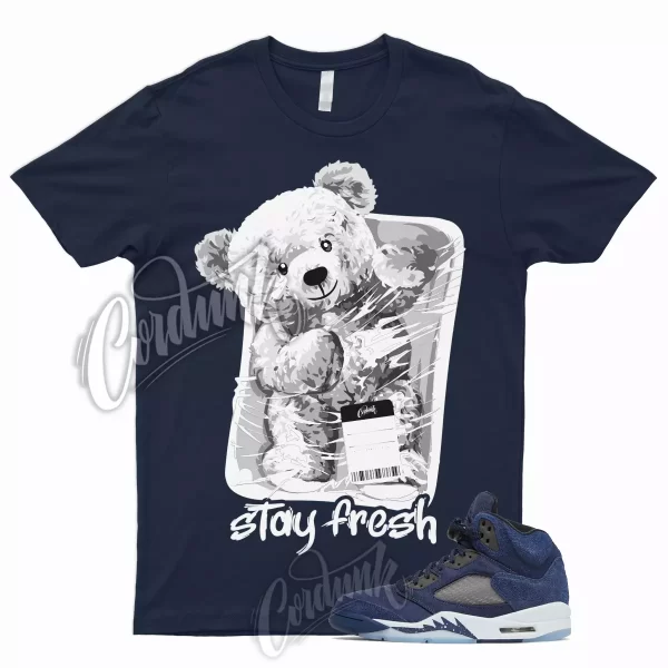 STAY T Shirt for 5 Midnight Navy Black Football Grey Georgetown 1 3 11 Dunk Jezsport.com