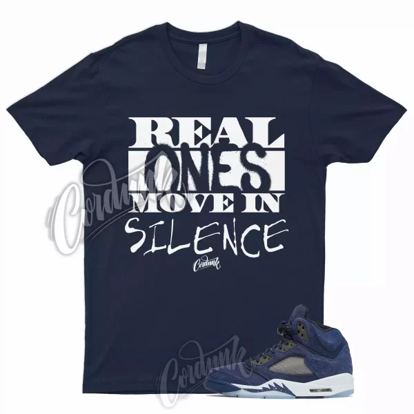 R1 T Shirt for 5 Midnight Navy Black Football Grey Georgetown 1 3 11 Dunk, FD6812-400 Jezsport.com