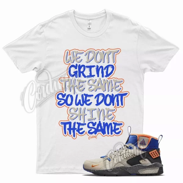 White GRIND T Shirt for N ACG Air Mowabb Rattan Birch Hyper Royal Mandarin Jezsport.com