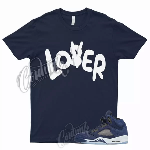 LO T Shirt for 5 Midnight Navy Black Football Grey Georgetown 1 3 11 Dunk Jezsport.com