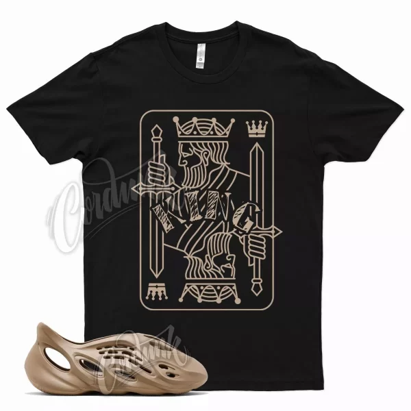 Black KING T Shirt for YZ Foam Runner Ochre YZY Brown Tan Clay Jezsport.com