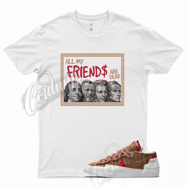 White FRIENDS T Shirt for N Blazer Low Light British Tan University Red Jezsport.com