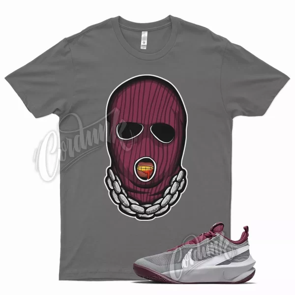 Grey SKI T Shirt for N Team Hustle D 10 Smoke Dark Beetroot Violet Jezsport.com